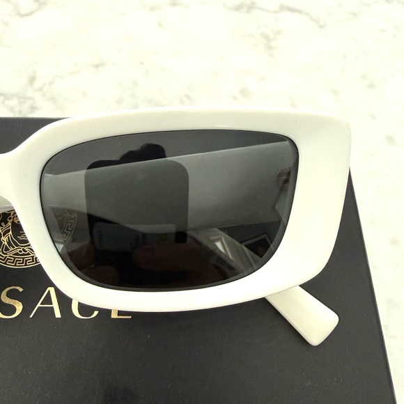 Versace Elegant White Sunglasses - Picture 9 of 13